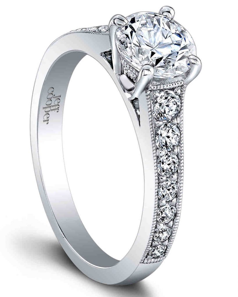 Jeff Cooper Designs Vintage Engagement Ring